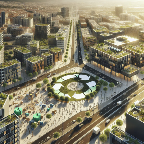 An image illustrating Economía Circular en España: Avances y Desafíos