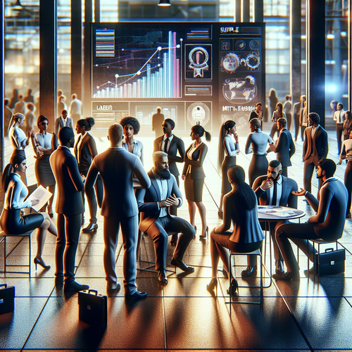 An image illustrating El Mercado Laboral: Oferta y Demanda de Trabajo