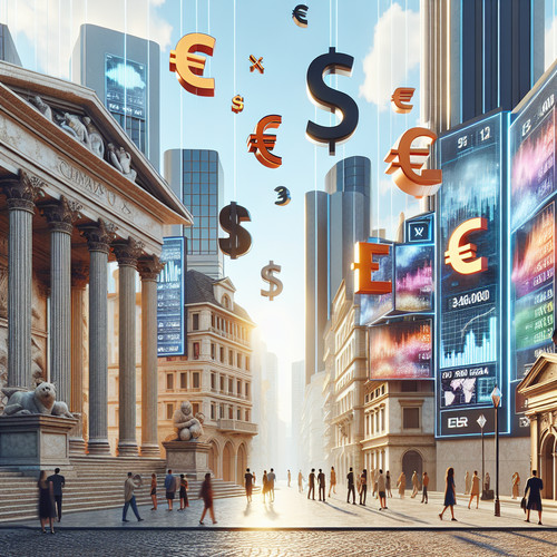 An image illustrating Política Cambiaria: Tipo de Cambio Fijo vs Flexible