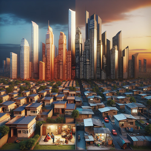 An image illustrating Desigualdad Económica: ¿Cómo se Mide la Brecha de Ingresos?