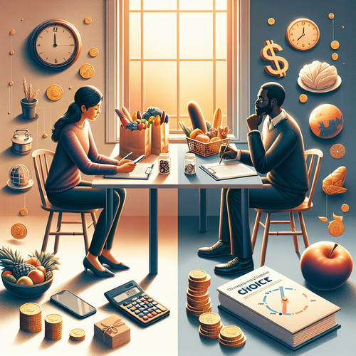 An image illustrating Escasez y Elección El Problema Económico Fundamental