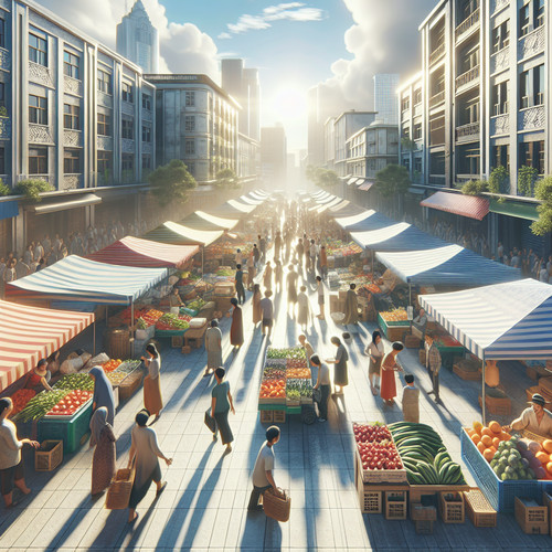 An image illustrating Oferta y Demanda: Cómo Funciona el Mercado