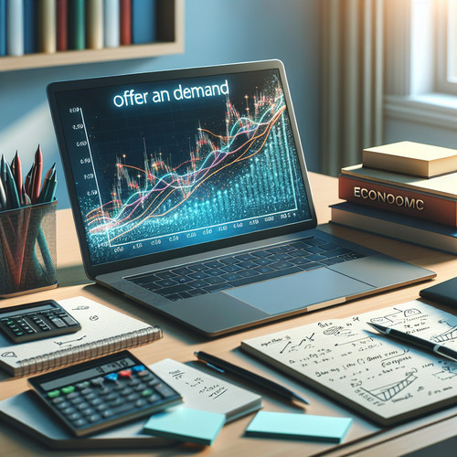 An image illustrating Curvas de Oferta y Demanda: Cómo Graficarlas e Interpretarlas