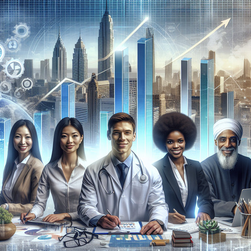 An image illustrating Crecimiento Económico: Factores Clave para el Desarrollo de un País