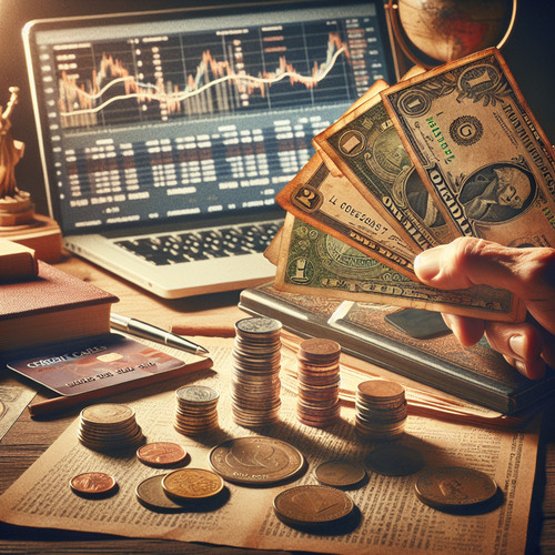 An image illustrating El Dinero: Historia, Funciones y Evolución