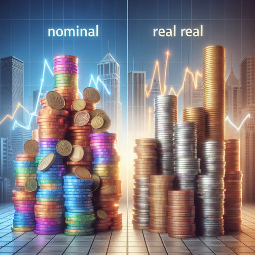 An image illustrating ¿Cuál es la Diferencia entre PIB Nominal y PIB Real?