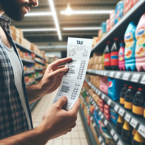 An image illustrating 5 formas en que los impuestos afectan tus compras diarias