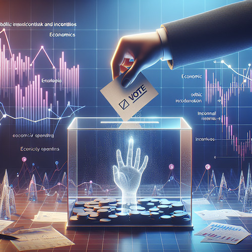 An image illustrating Economía y Política El Voto los Incentivos y el Gasto Público