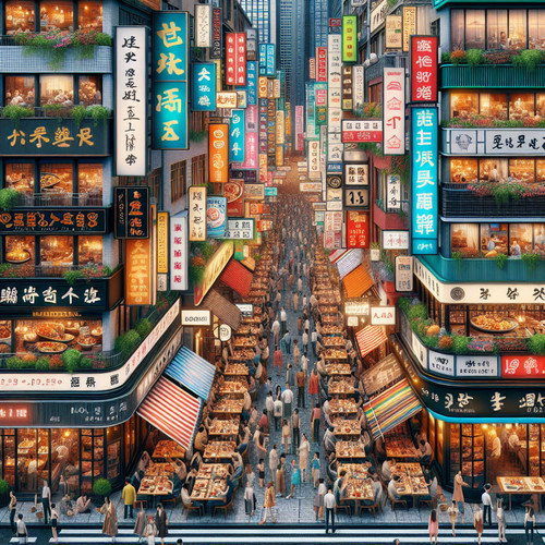 An image illustrating Competencia monopolística en restaurantes ejemplos claros