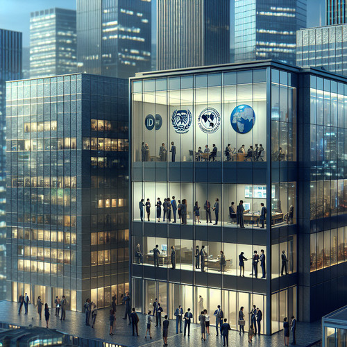 An image illustrating El Papel de las Organizaciones Internacionales: FMI, Banco Mundial y OCDE