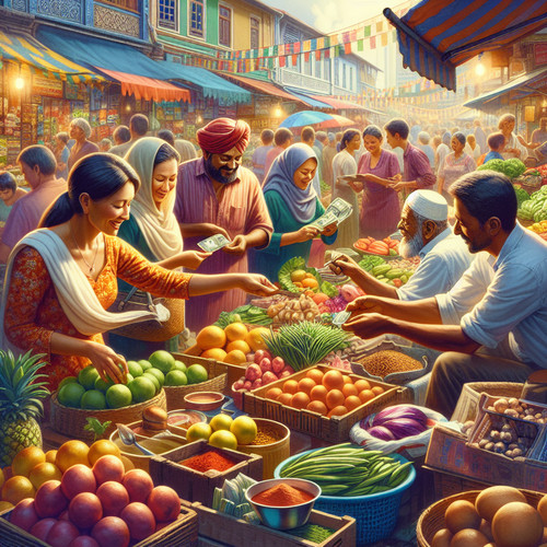 An image illustrating Decisiones Individuales que Afectan el Mercado Local