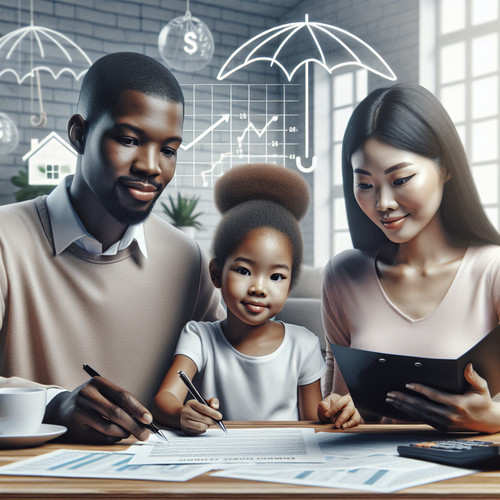 An image illustrating Seguros y economía - cómo protegen tu seguridad financiera