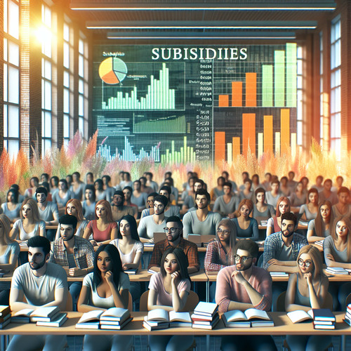 An image illustrating Subsidios educativos y su efecto económico explicado