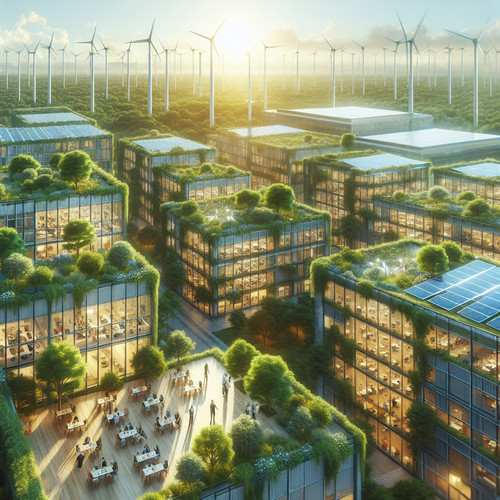 An image illustrating La Economía Verde: Sostenibilidad y Oportunidades de Negocio