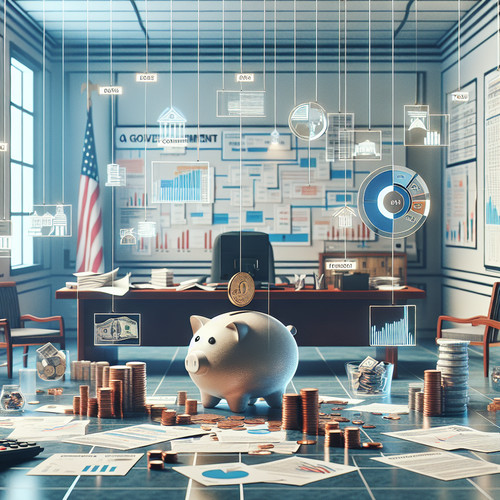 An image illustrating Gasto Público - ¿Cómo se Financia y en Qué se Gasta el Dinero?