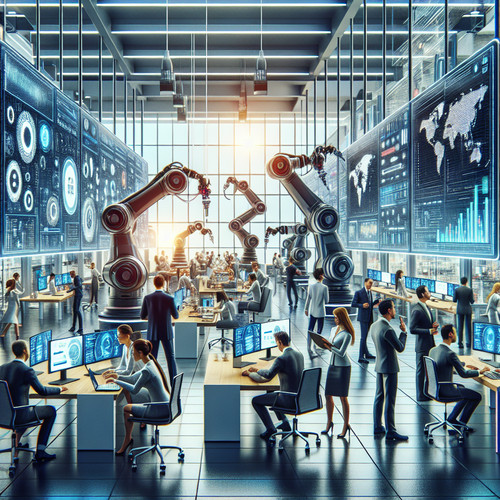 An image illustrating El Impacto Económico de la Inteligencia Artificial y la Automatización