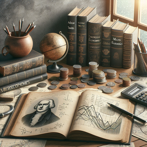 An image illustrating La Revolución de la Microeconomía - De Smith a Walras