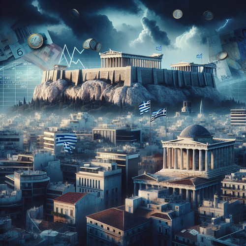 An image illustrating La Crisis de la Deuda Griega - Un Análisis Económico