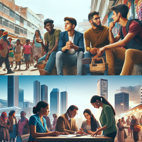 An image illustrating El Mercado Laboral en Colombia - Informalidad y Empleo Juvenil