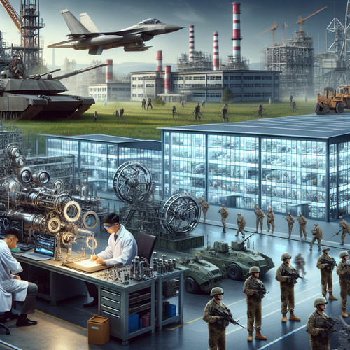 An image illustrating El Rol del Gasto Militar en la Economía de un País