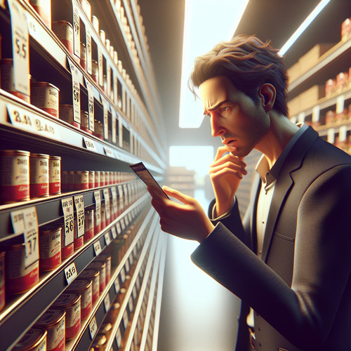 An image illustrating ¿Cómo Afecta la Inflación a tu Compra del Supermercado?