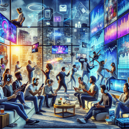 An image illustrating Entretenimiento digital - precios, demanda y tendencias en la economía moderna