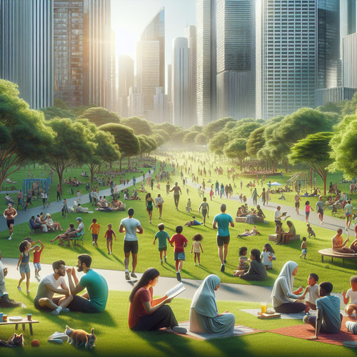 An image illustrating Parques y espacios públicos: impacto económico y social para el bienestar