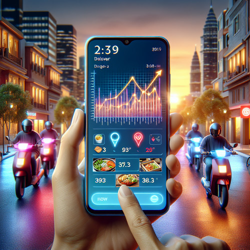 An image illustrating Precios dinámicos en apps de delivery – cómo funcionan