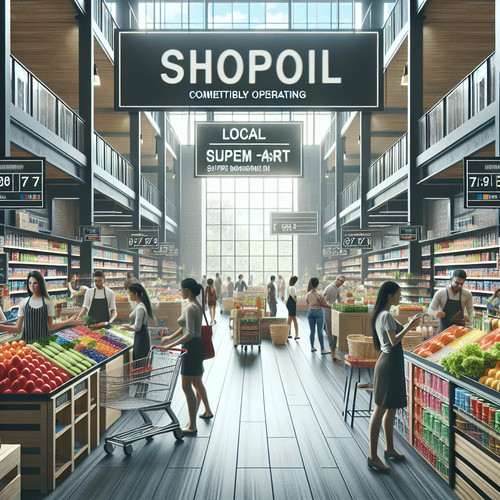 An image illustrating Cómo funciona la competencia en supermercados locales