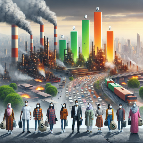 An image illustrating Externalidades en contaminación - impacto económico en tu salud