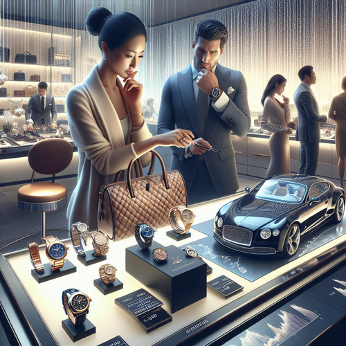 An image illustrating Elasticidad-precio de productos de lujo: Ejemplos claros y explicaciones prácticas