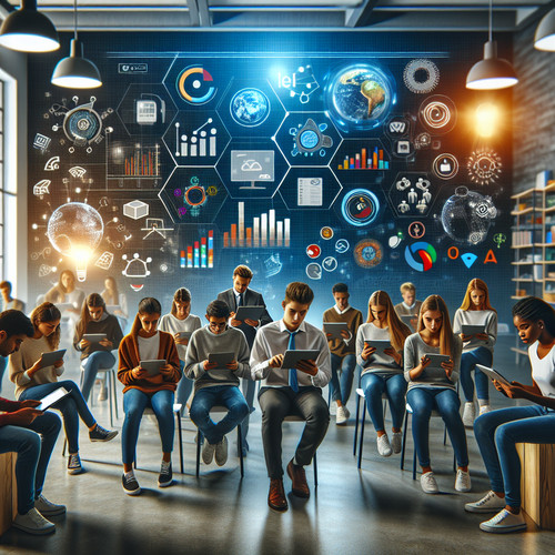 An image illustrating Mercado de apps educativas competencia y demanda