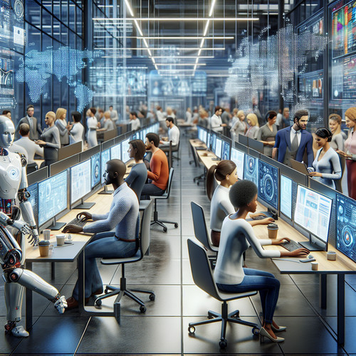 An image illustrating La economía de la inteligencia artificial - ¿trabajo o desempleo?