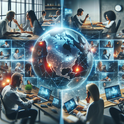 An image illustrating El impacto económico del teletrabajo y la digitalización