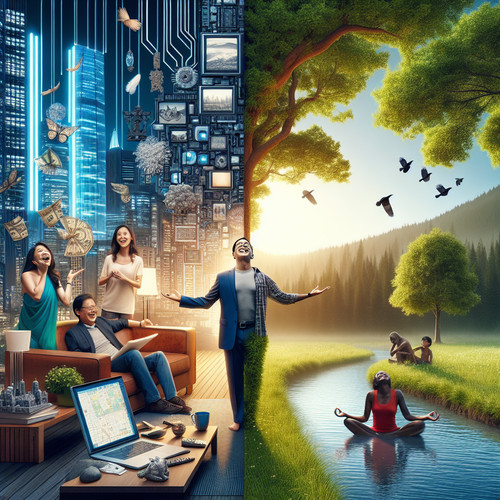 An image illustrating La economía de la felicidad - ¿somos más ricos, pero menos felices?