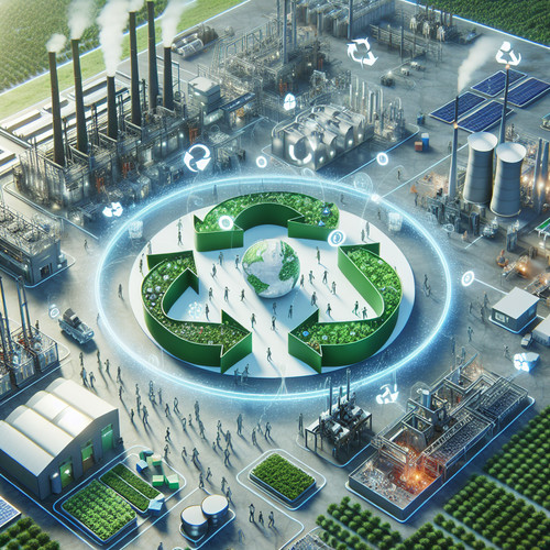 An image illustrating La economía circular - la nueva forma de producir y consumir