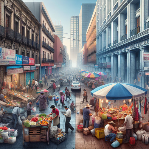 An image illustrating La informalidad en México - causas económicas y consecuencias sociales