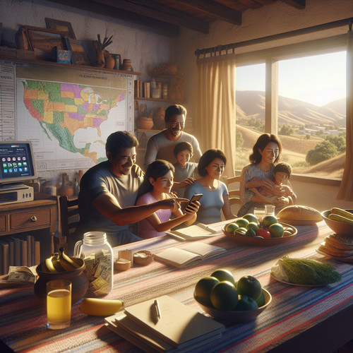 An image illustrating Remesas en México - el motor oculto de la economía familiar