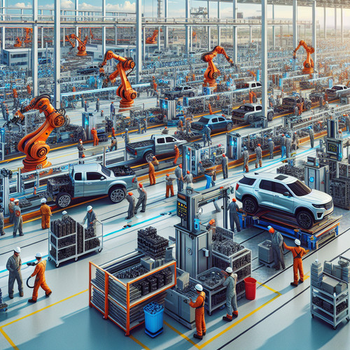 An image illustrating El sector automotriz en México y el impacto económico del nearshoring