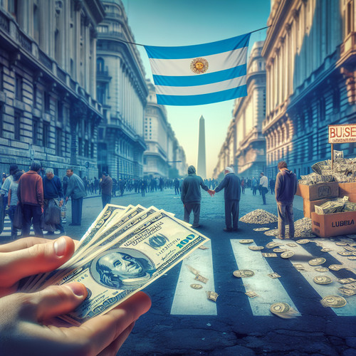 An image illustrating El dólar blue en Argentina: qué es y por qué existe