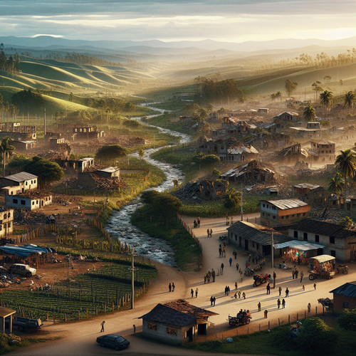 An image illustrating El impacto del conflicto armado en la economía colombiana