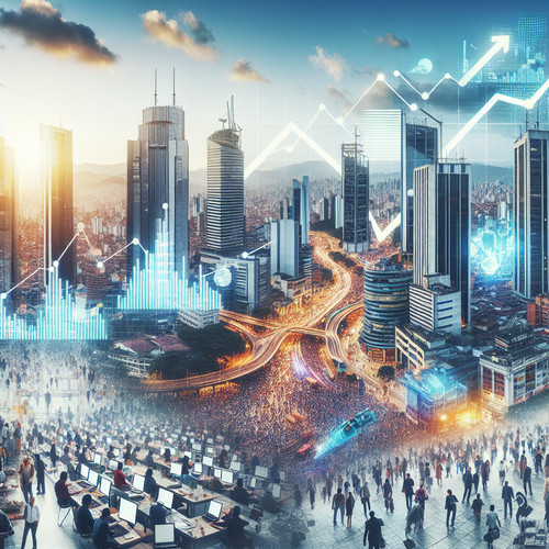 An image illustrating Desafíos económicos de Colombia - ¿cómo la productividad puede salvar el futuro?