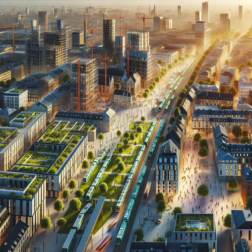 An image illustrating Economía de la construcción urbana - impacto en tu ciudad