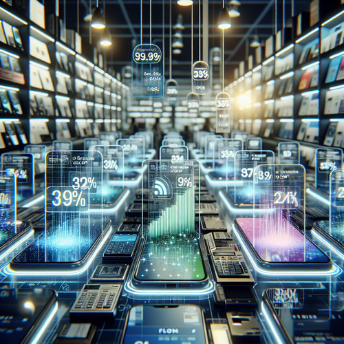 An image illustrating Mercado de smartphones - cómo competencia afecta precios