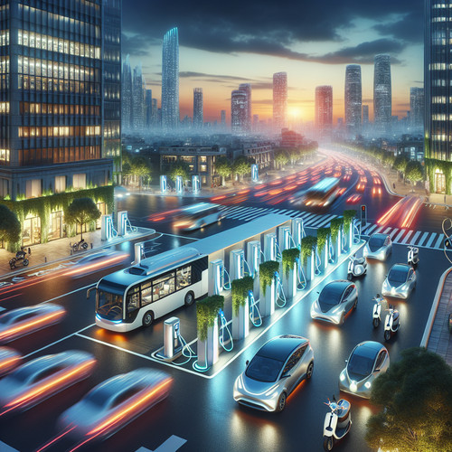 An image illustrating Economía de la movilidad eléctrica: beneficios y costos para el futuro sostenible