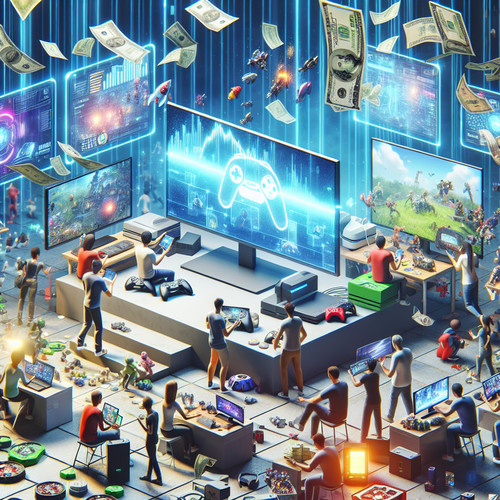 An image illustrating Mercado de videojuegos: oferta, demanda y precios en constante evolución