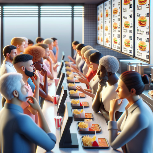 An image illustrating Elasticidad-precio en comida rápida - cómo afecta tu decisión