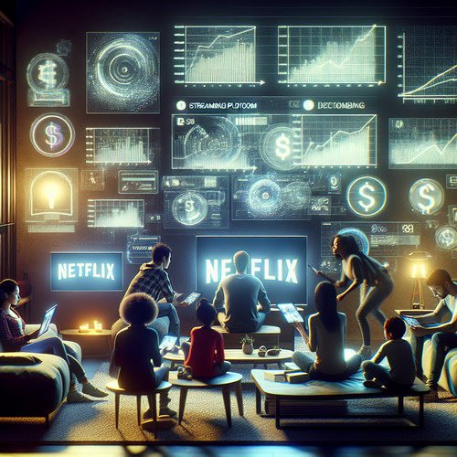 An image illustrating Mercado de streaming de video competencia y precios en 2024