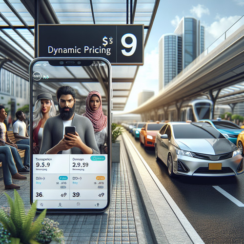 An image illustrating Precios de transporte según demanda y la economía detrás de las apps