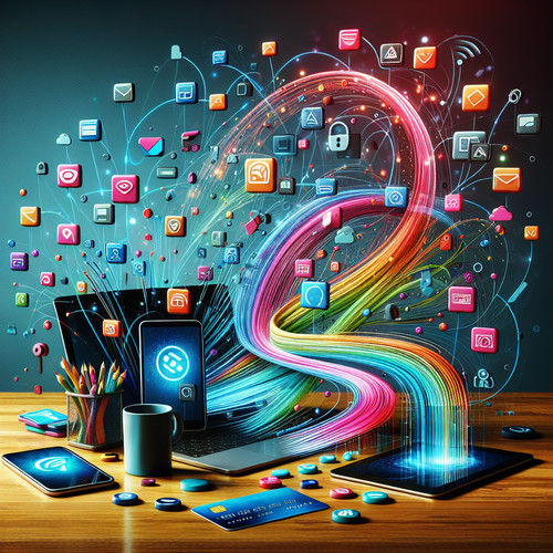 An image illustrating Economía de suscripciones digitales beneficios y riesgos